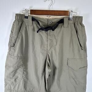 Eddie Bauer Travex Convertible Cargo Hiking Pants, Sz Mx30
